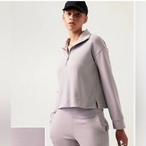 Athleta Seasoft quarter zip 2x